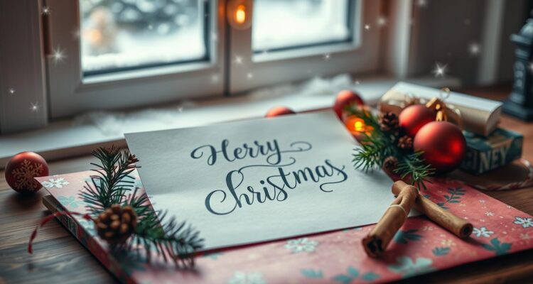 Weihnachtsbrief an lehrerin