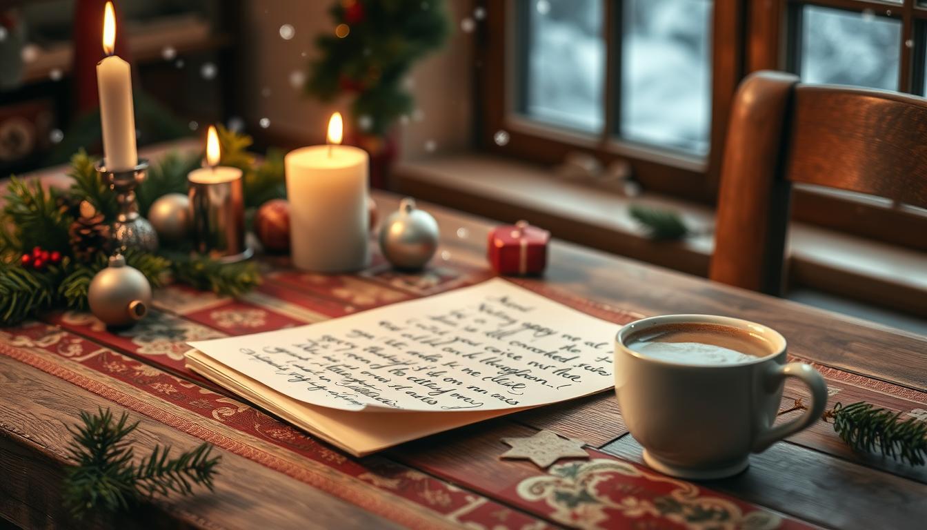 Weihnachtsbrief an mama