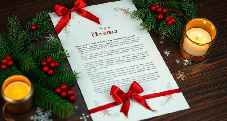 Weihnachtsbrief kunden