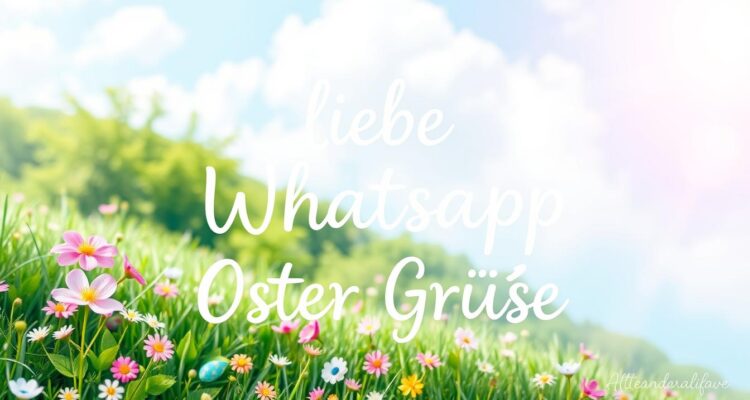Liebe whatsapp oster grüsse