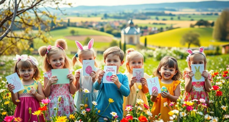 Ostergrüße von kindern