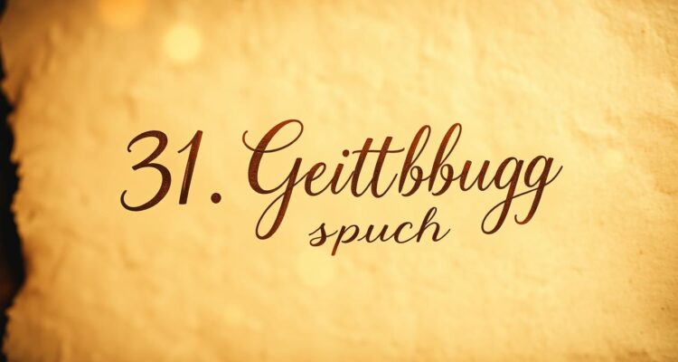 31 geburtstag spruch