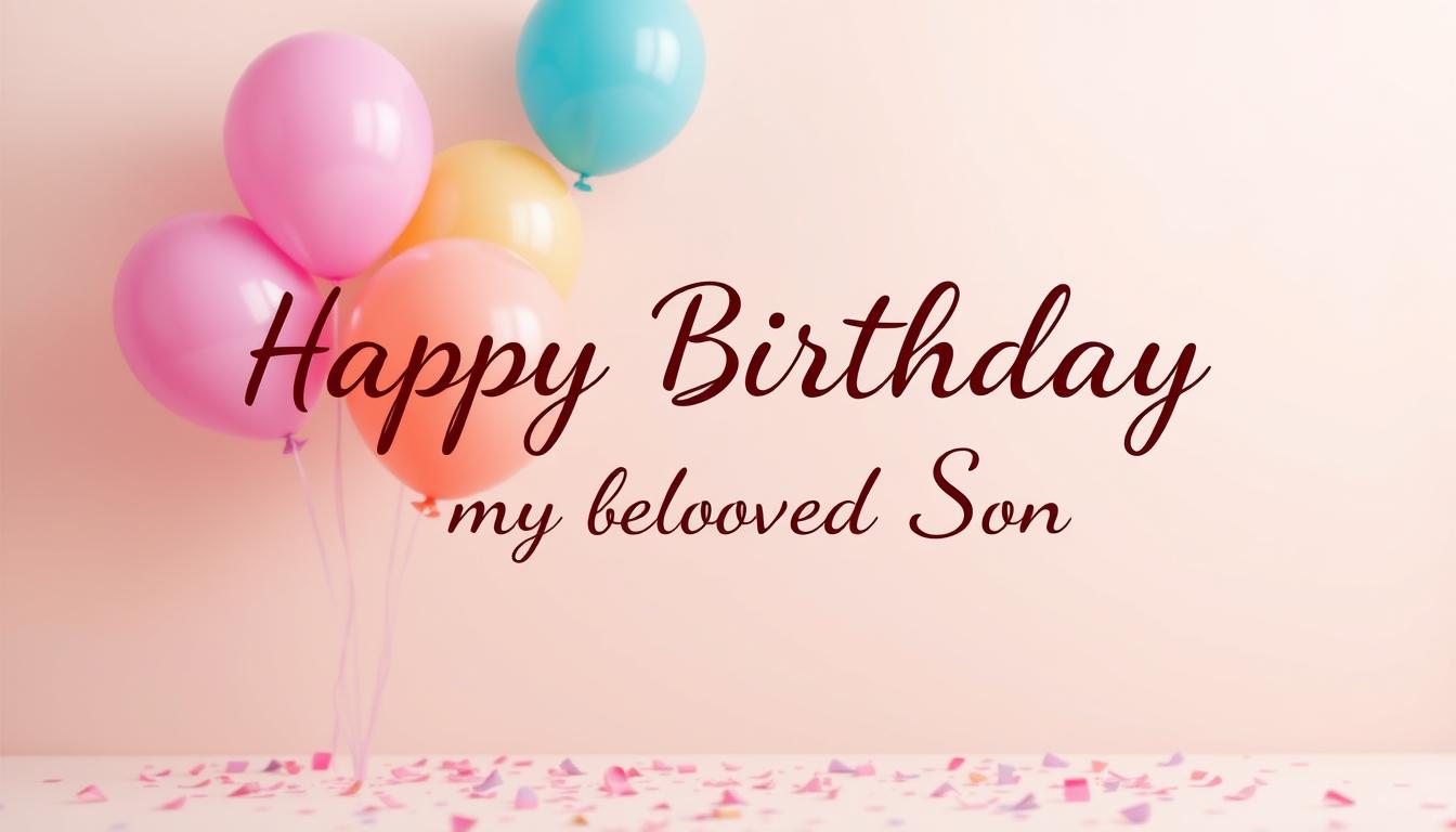 Alles gute zum geburtstag sohn