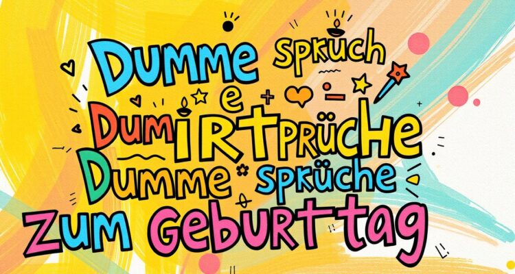 Dumme sprüche zum geburtstag