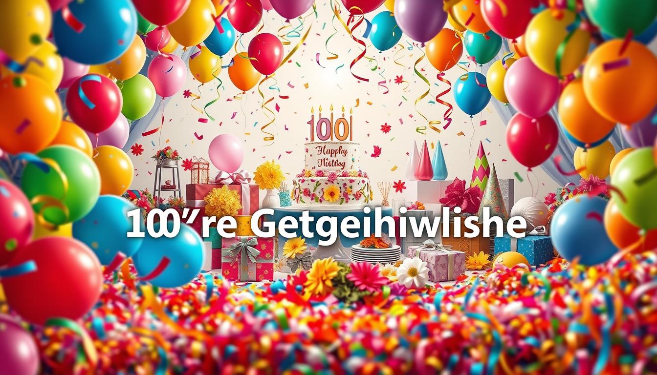 Geburtstagsgrüße zum 100 geburtstag