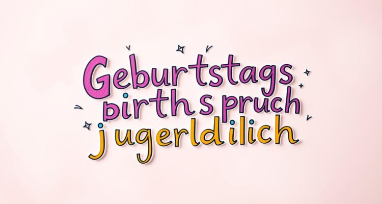 Geburtstagsspruch jugendlich
