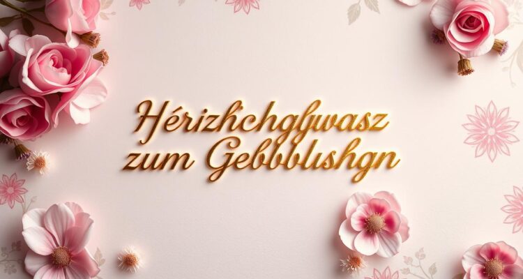Glückwünsche zum runden geburtstag