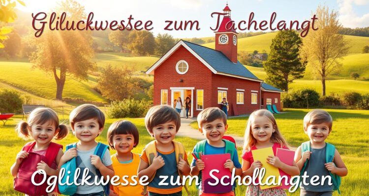 Glückwünsche zum schulanfang