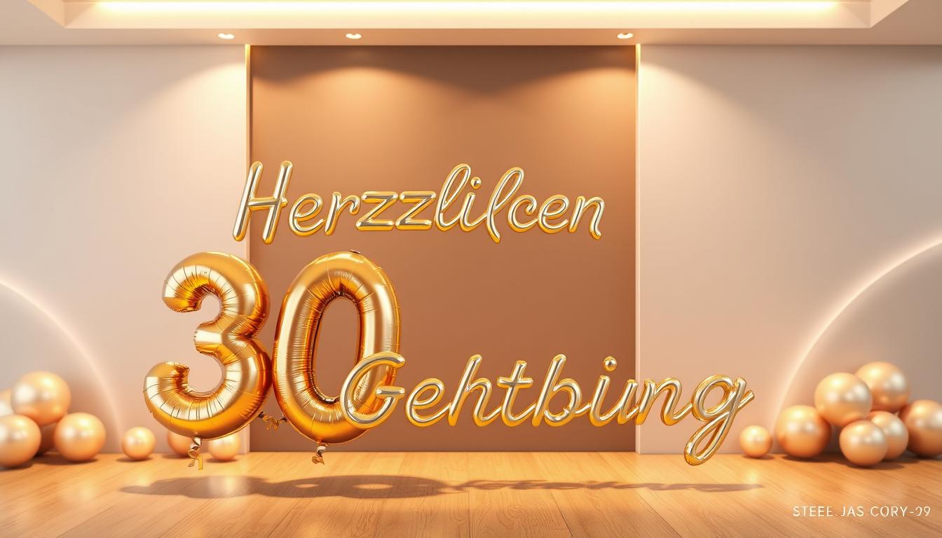 Glückwunsch 30 geburtstag mann
