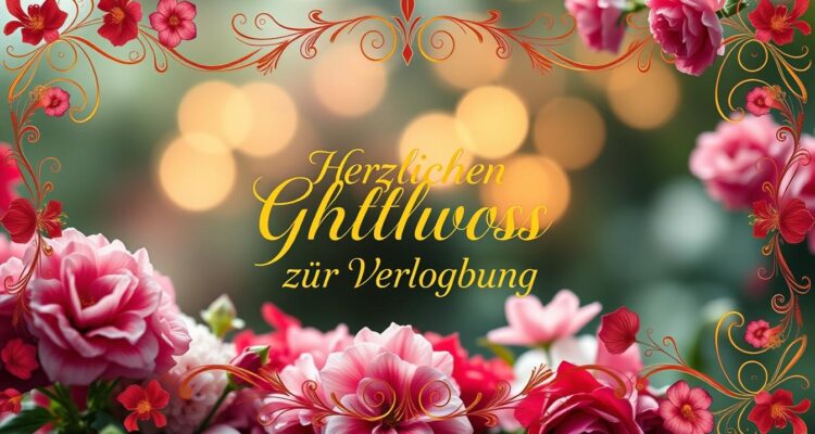 Glückwunsch zur verlobung