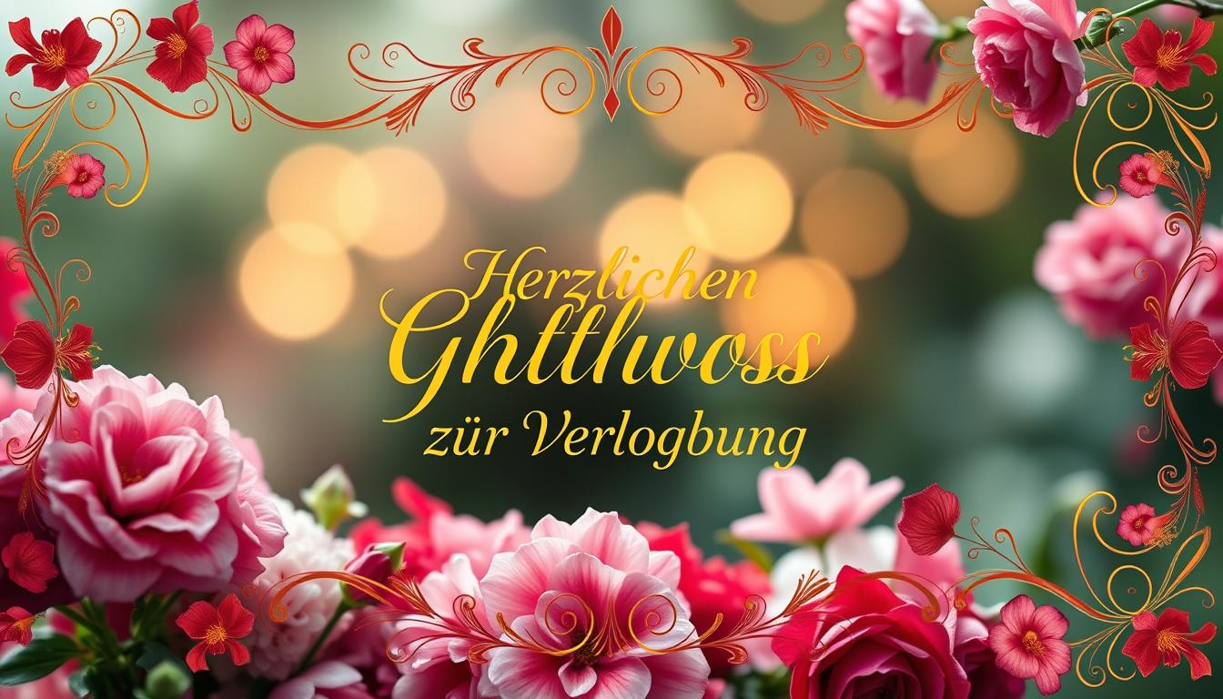 Glückwunsch zur verlobung