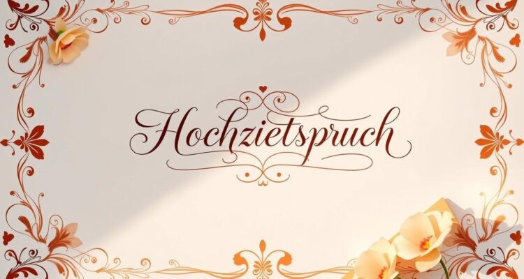 Hochzeitsspruch karte