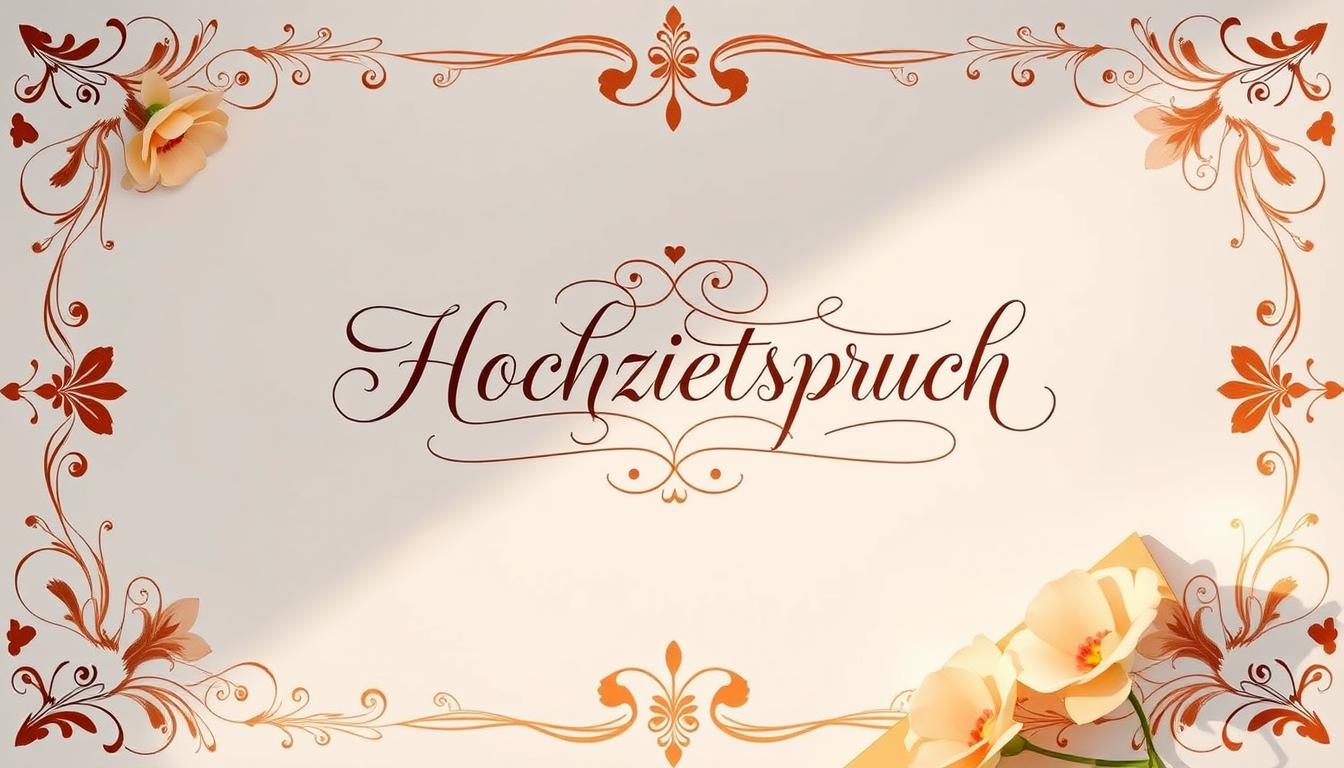 Hochzeitsspruch karte