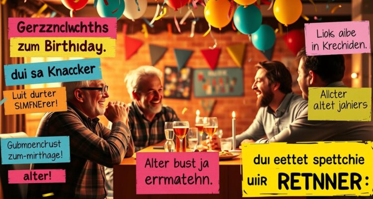 Lustige geburtstagssprüche für männer