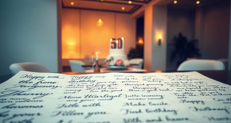 Sprüche gästebuch geburtstag 50