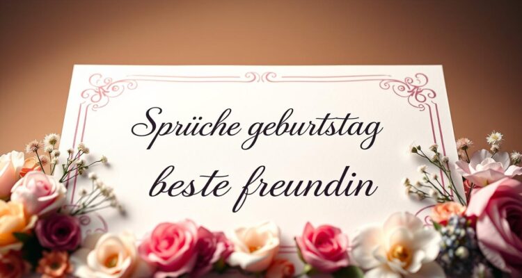 Sprüche geburtstag beste freundin
