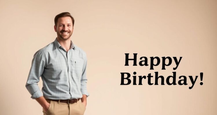 Alles liebe zum geburtstag mann