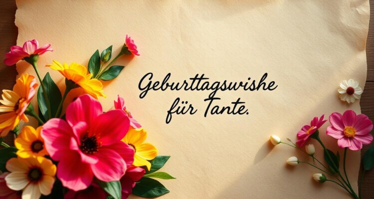 Geburtstagssprüche tante