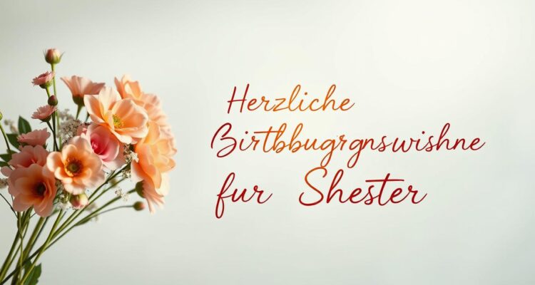 Geburtstagswünsche schwester