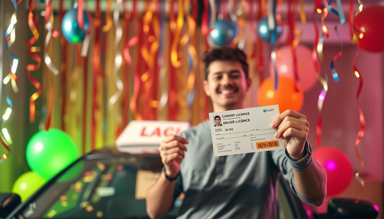 Glückwunsch zum führerschein