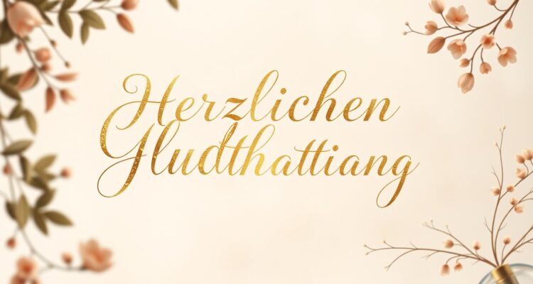 Herzlichen glückwunsch zur hochzeit