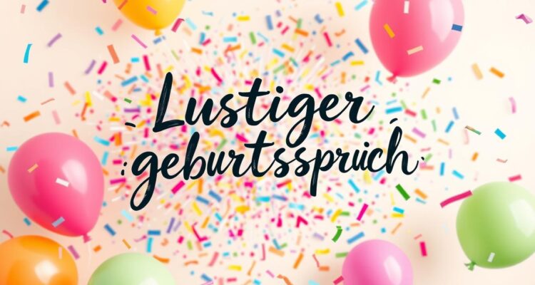 Lustiger geburtstagsspruch