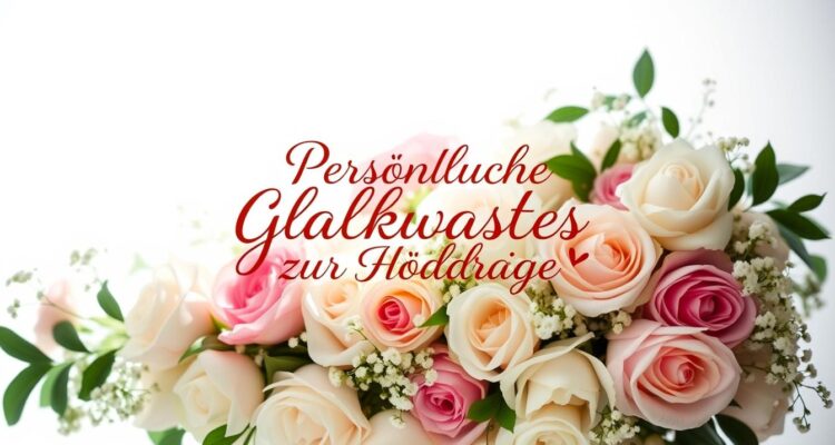 Persönliche glückwünsche zur hochzeit