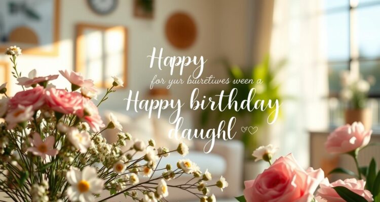 Sprüche zum geburtstag für tochter