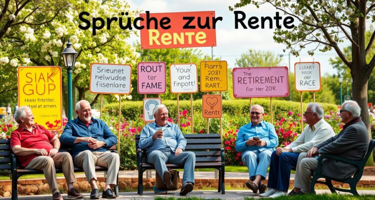 Sprüche zur rente lustig