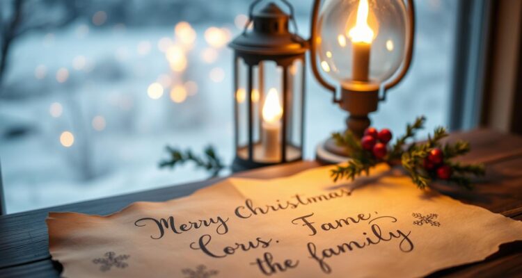 Weihnachtsspruch für familie