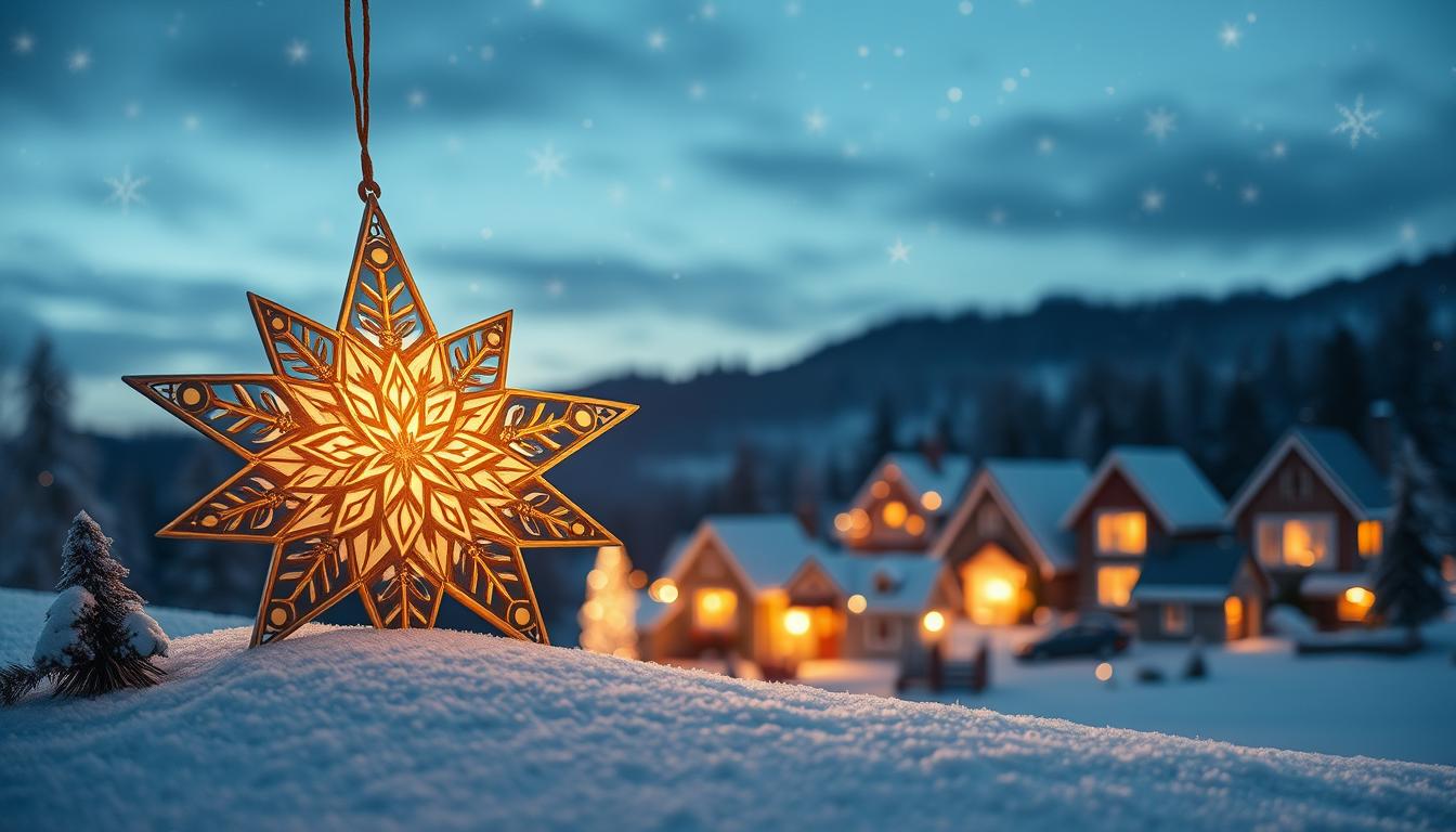 Weihnachtsgruß stern
