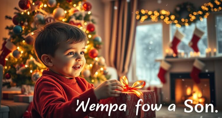 Weihnachtswünsche für sohn