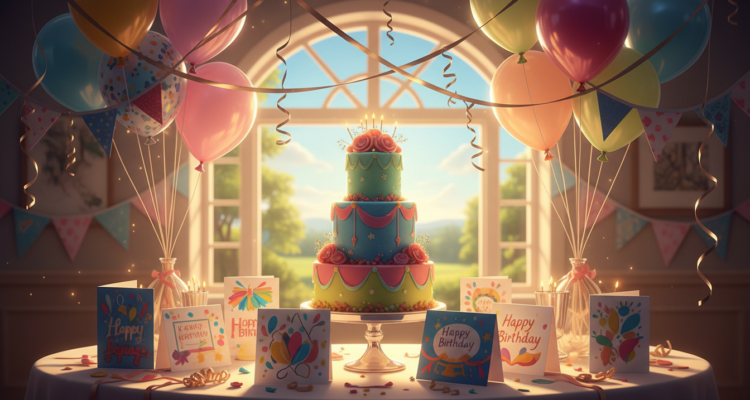 Gratulieren zum Geburtstag mit herzlichen Wünschen