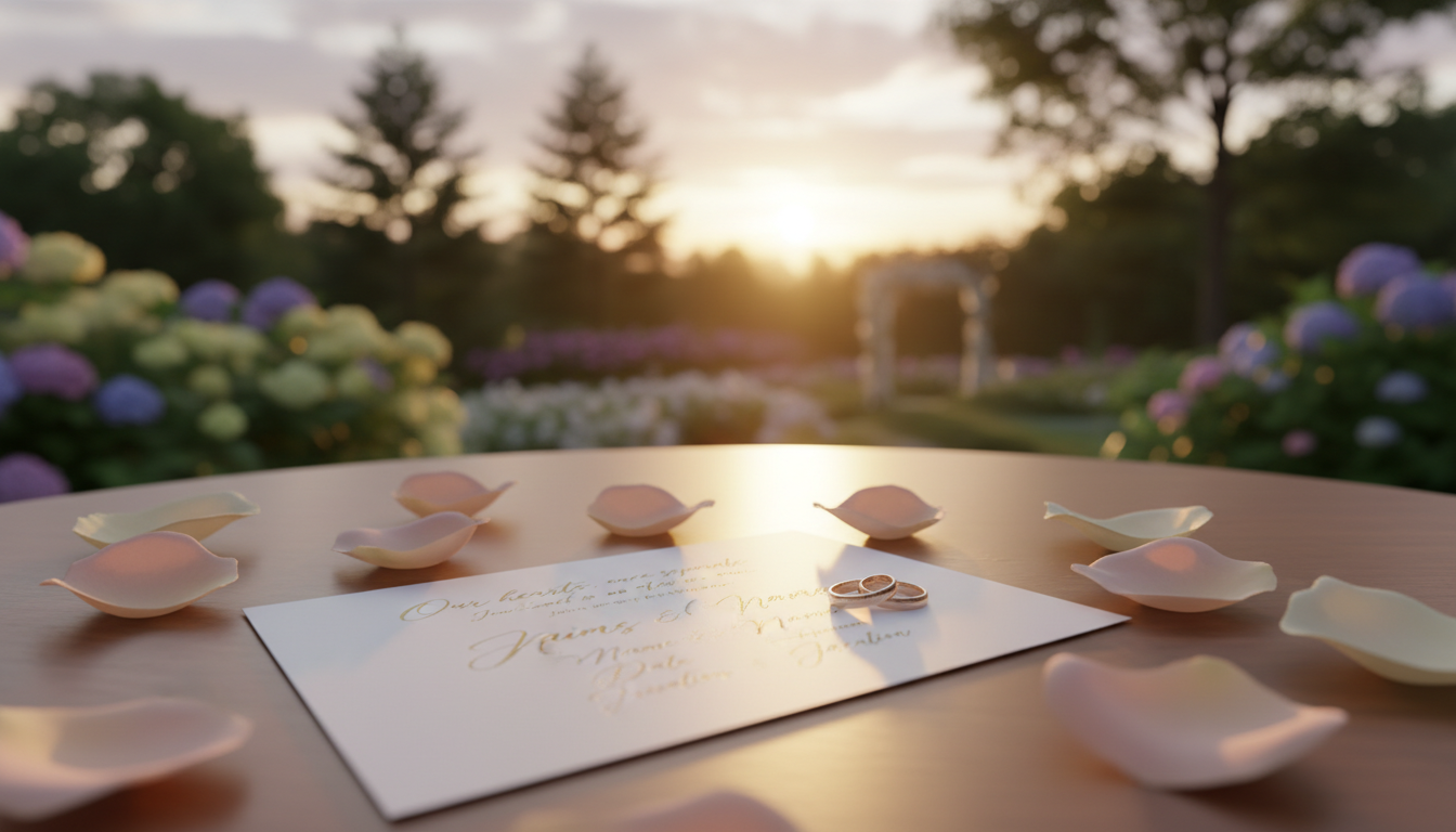 Liebe worte zur hochzeit für das Brautpaar