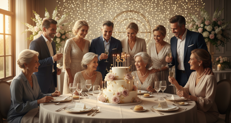 Glückwünsche zum 85 Geburtstag Frau stilvoll