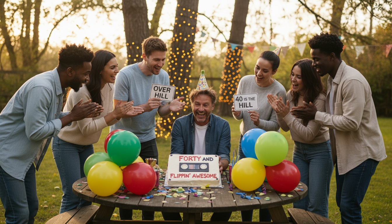 Lustige sprüche 40 geburtstag mann